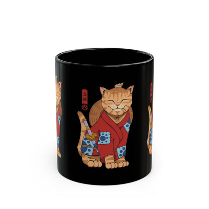 Samurai Luffy Cat Mug